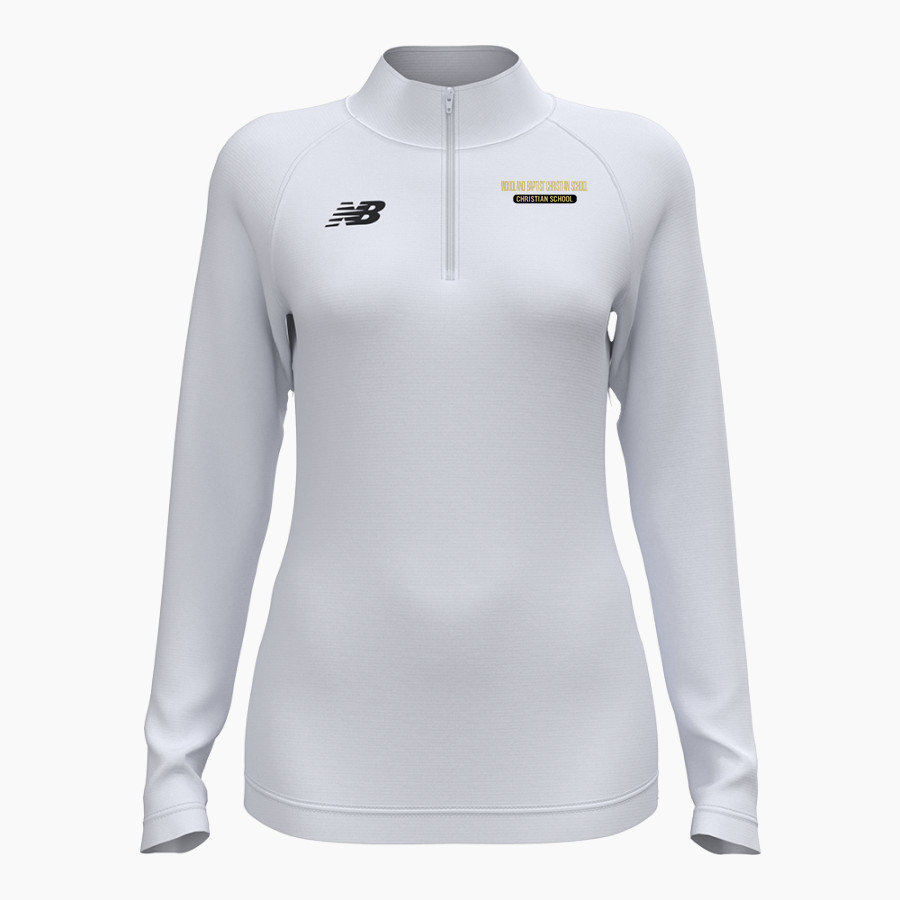 Woodland Baptist Eagles New Balance Women's Athletics Half Zip 2.0