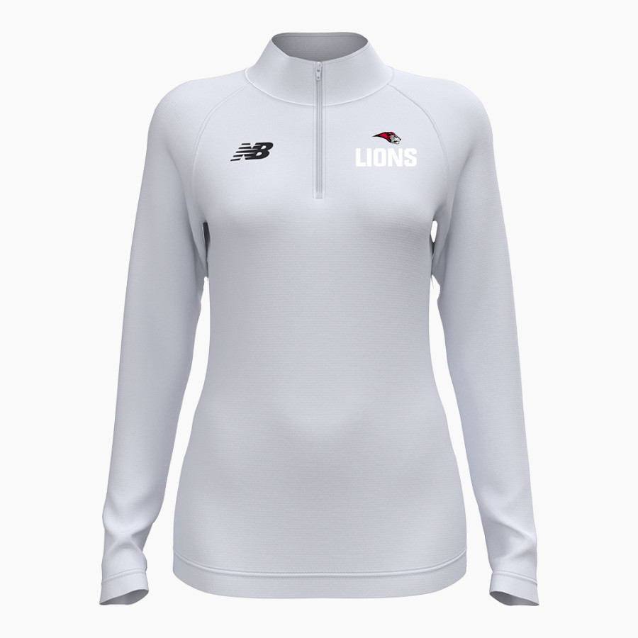 Bryn Athyn College The Official Store of the Lions <span class="pdp-name-mascot">Bryn Athyn College Lions</span> New Balance Women's Athletics Half Zip 2.0