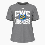 Central Wisconsin Christian Crusaders Online Store New Balance Women's Activate Tech Tee Front Thumbnail