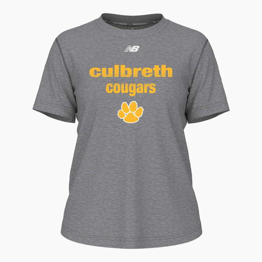 CULBRETH Cougars New Balance Women's Activate Tech Tee