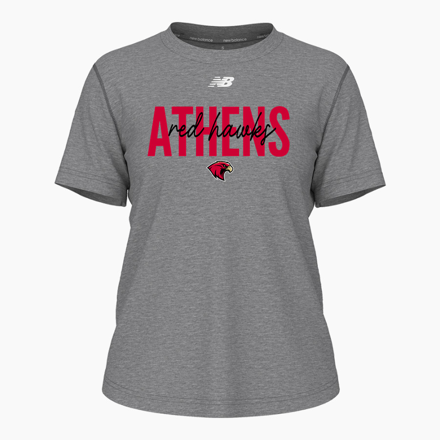 ATHENS HIGH SCHOOL RED HAWKS <span class="pdp-name-mascot">ATHENS RED HAWKS</span> New Balance Women's Activate Tech Tee