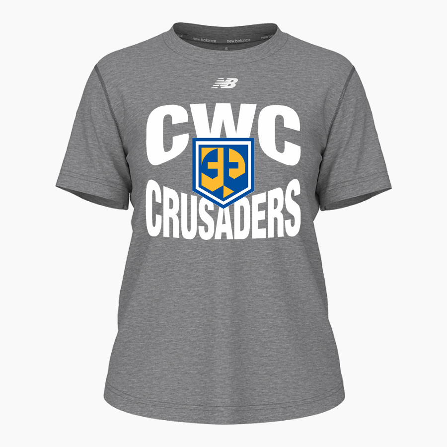 Central Wisconsin Christian Crusaders Online Store New Balance Women's Activate Tech Tee
