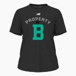 Badboys Letters <span class="pdp-name-mascot">Badboys Letters</span> New Balance Women's Activate Tech Tee Front Thumbnail