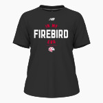 Firebirds Fastpitch The Official Online Store New Balance Women's Activate Tech Tee Front Thumbnail