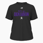 BENJAMIN HIGH SCHOOL MUSTANGS New Balance Women's Activate Tech Tee Front Thumbnail