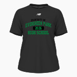 EVERGREEN PARK HIGH SCHOOL MUSTANGS <span class="pdp-name-mascot">EVERGREEN PARK MUSTANGS</span> New Balance Women's Activate Tech Tee Front Thumbnail