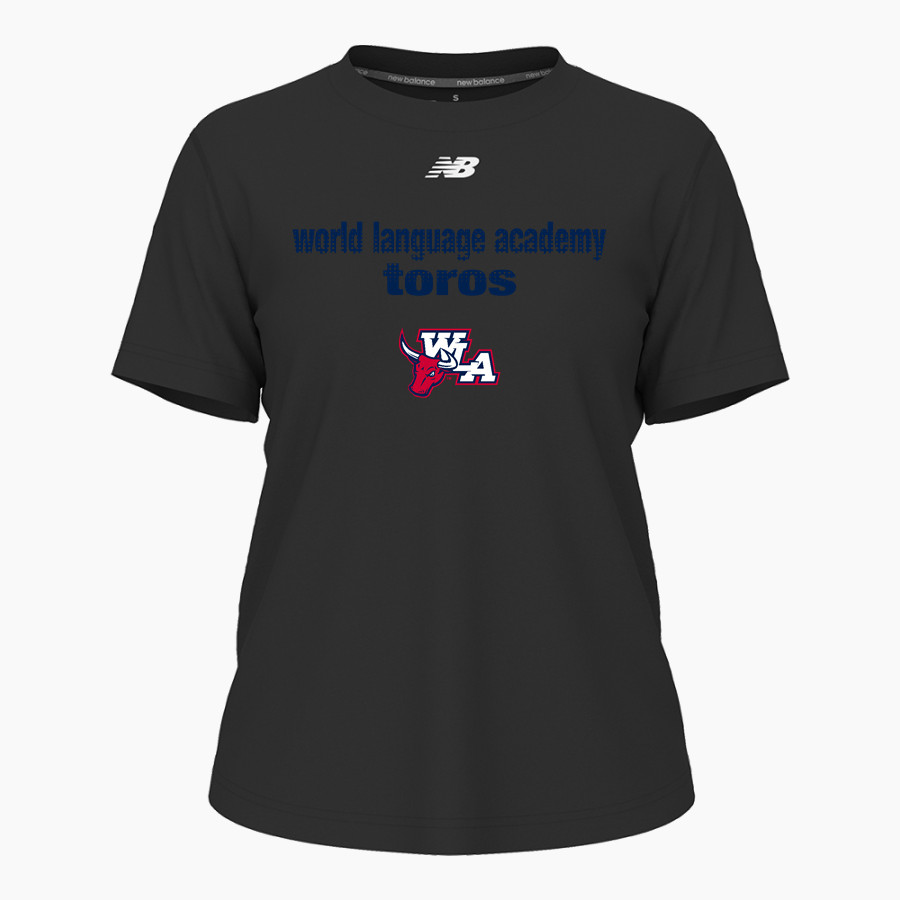 World Language Academy Toros <span class="pdp-name-mascot">World Language Academy Middle School Toros</span> New Balance Women's Activate Tech Tee