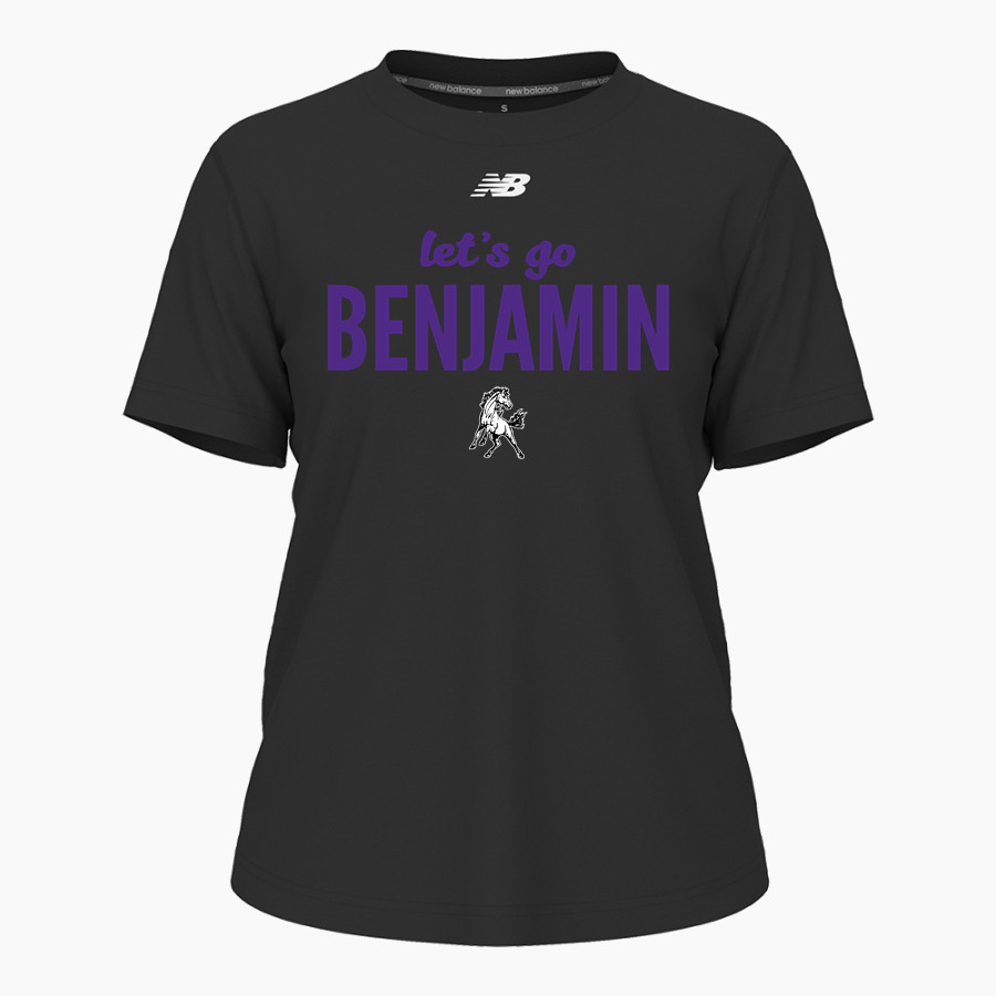 BENJAMIN HIGH SCHOOL MUSTANGS New Balance Women's Activate Tech Tee