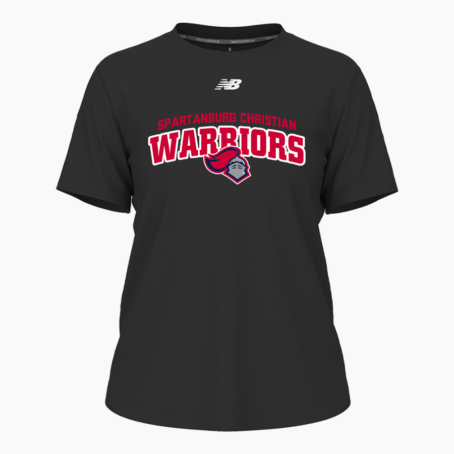 SPARTANBURG CHRISTIAN ACADEMY WARRIORS <span class="pdp-name-mascot">SPARTANBURG WARRIORS</span> New Balance Women's Activate Tech Tee