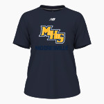 Mooresville Pioneers New Balance Women's Activate Tech Tee Front Thumbnail