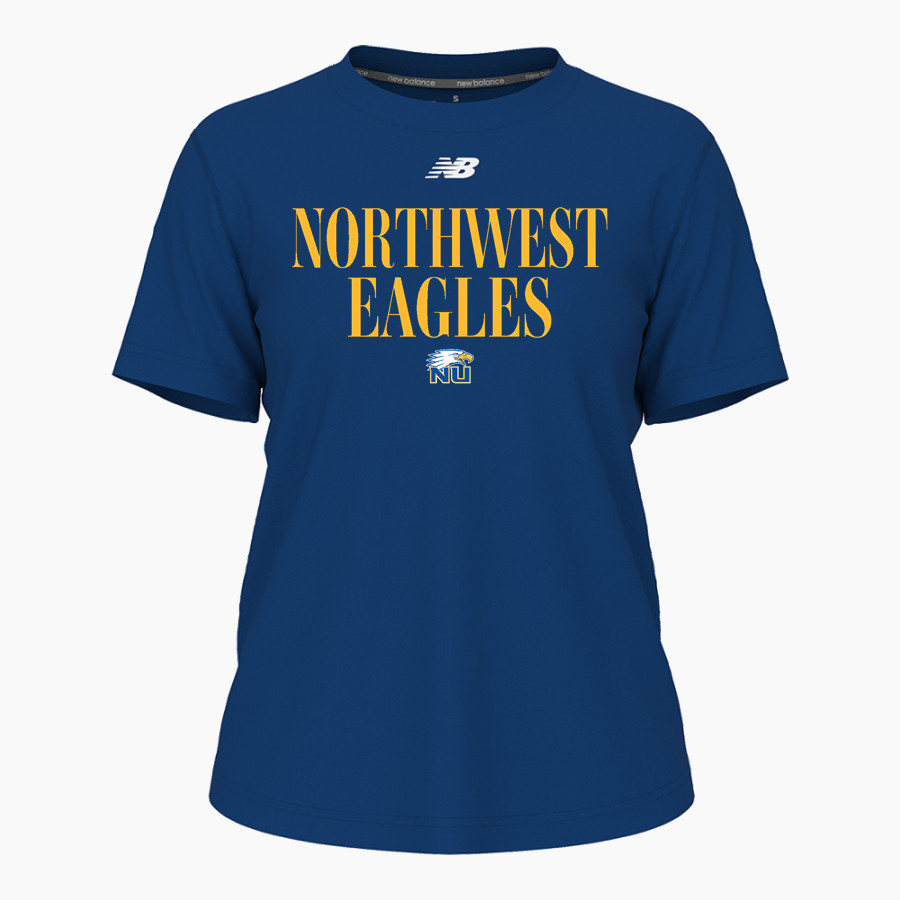 Northwest University Eagles Online Store <span class="pdp-name-mascot">Northwest Eagles</span> New Balance Women's Activate Tech Tee