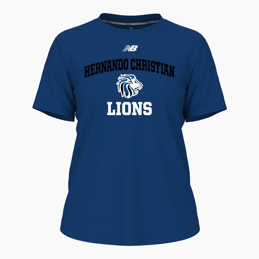 HERNANDO CHRISTIAN ACADEMY LIONS <span class="pdp-name-mascot">HERNANDO CHRISTIAN LIONS</span> New Balance Women's Activate Tech Tee