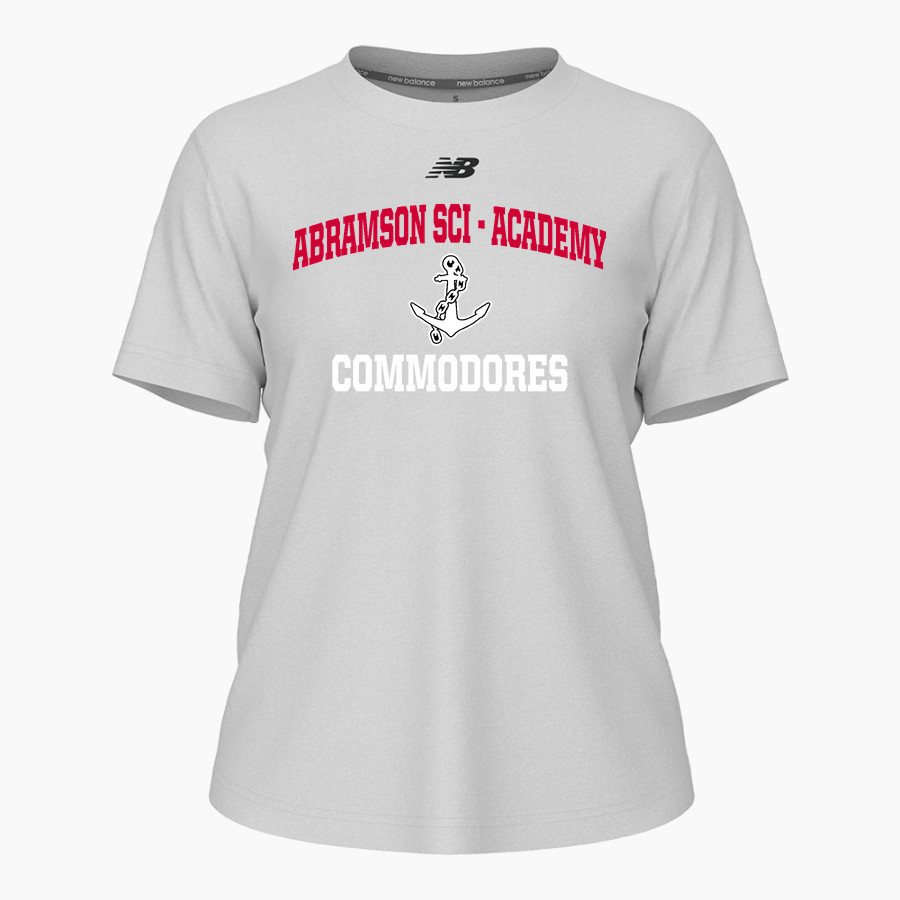 ABRAMSON SCI-ACADEMY COMMODORES <span class="pdp-name-mascot">ABRAMSON SCI - ACADEMY COMMODORES</span> New Balance Women's Activate Tech Tee