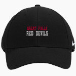 GREAT FALLS HIGH SCHOOL RED DEVILS Nike Dri-FIT Swoosh Flex Cap Front Thumbnail