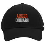 Ainger Cougars <span class="pdp-name-mascot">Ainger Cougars</span> Nike Dri-FIT Swoosh Flex Cap Front Thumbnail