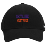 Skyline Gila River Mustangs <span class="pdp-name-mascot">Skyline Mustangs</span> Nike Dri-FIT Swoosh Flex Cap Front Thumbnail