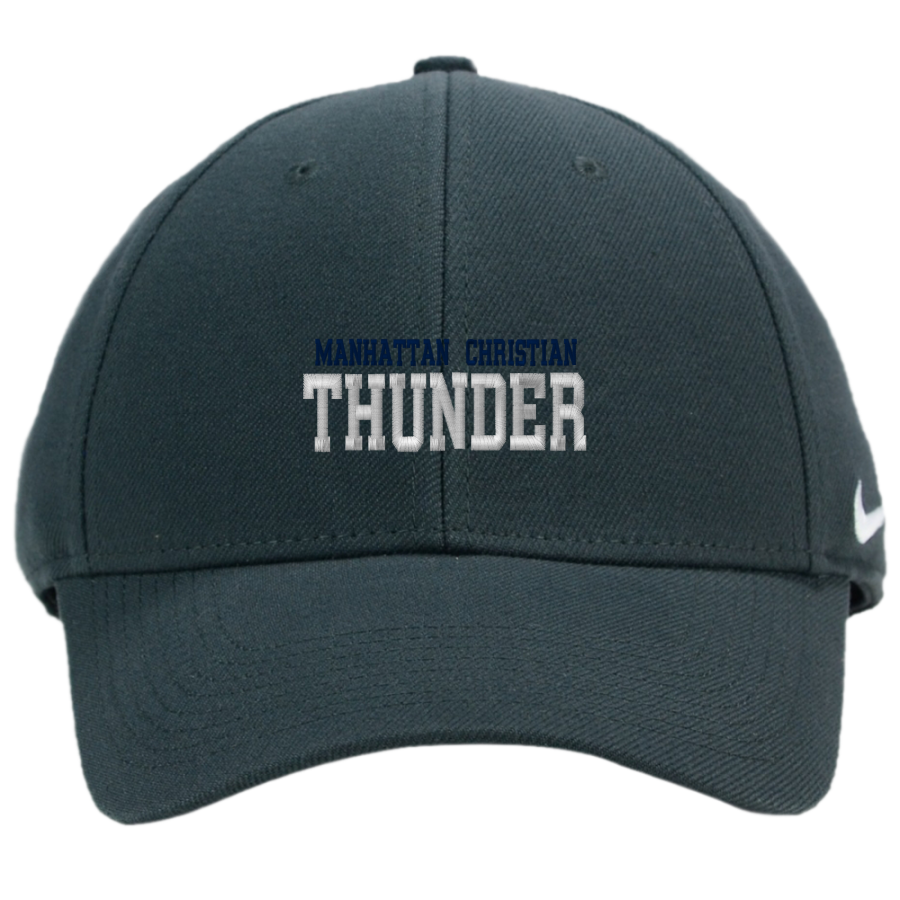 Manhattan Christian Thunder <span class="pdp-name-mascot">Manhattan Christian Thunder</span> Nike Dri-FIT Swoosh Flex Cap