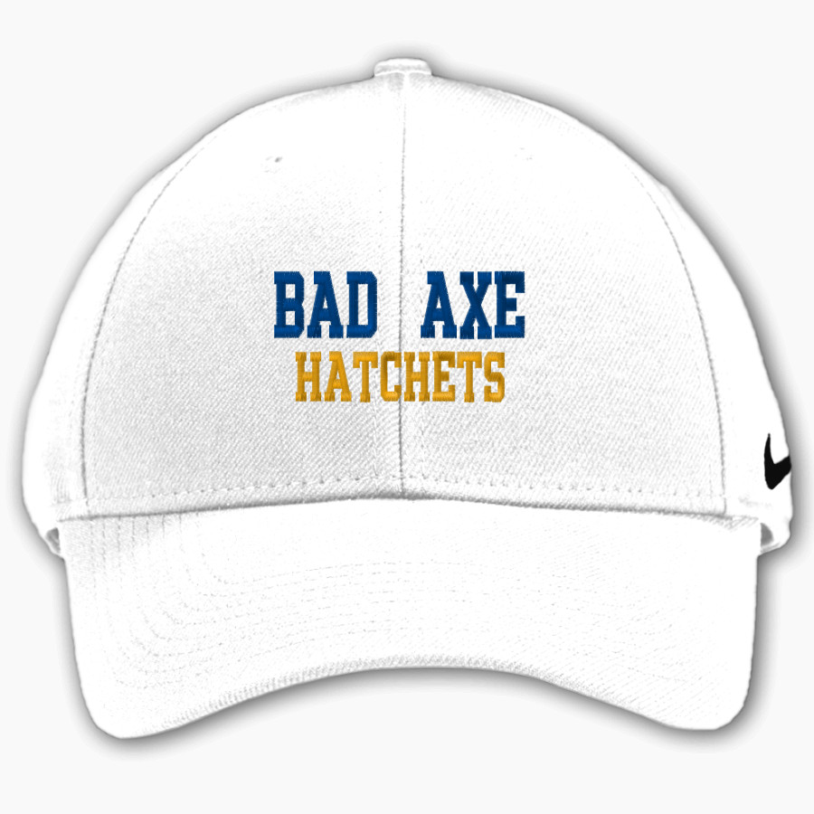 BAD AXE HIGH SCHOOL HATCHETS <span class="pdp-name-mascot">BAD AXE HATCHETS</span> Nike Dri-FIT Swoosh Flex Cap