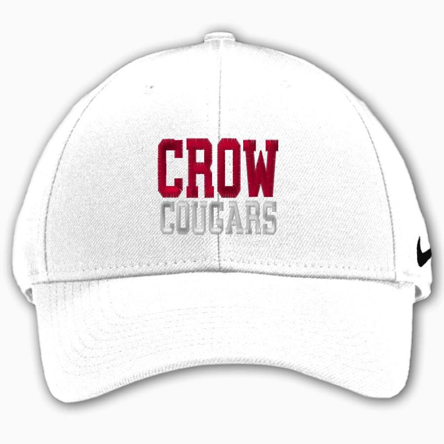 CROW HIGH SCHOOL Cougars Online Store <span class="pdp-name-mascot">CROW COUGARS</span> Nike Dri-FIT Swoosh Flex Cap