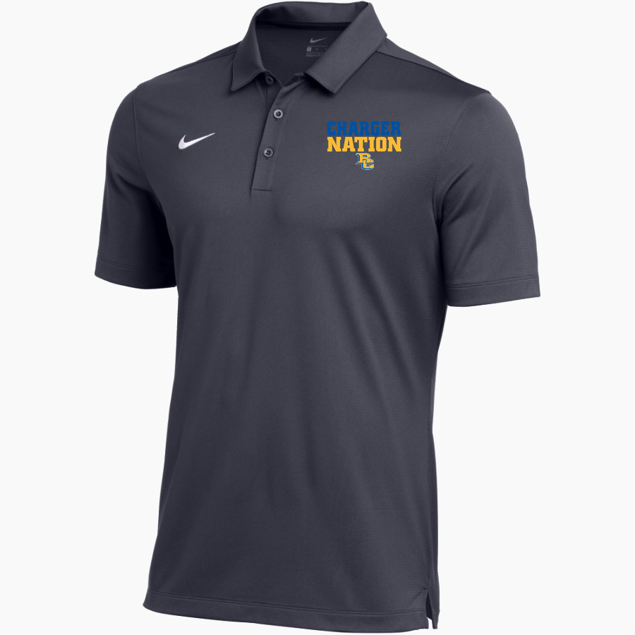 BRIAR CLIFF Chargers Nike Men's Dry Franchise Polo