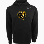 Worth Rams Nike Men's Club Pullover Fleece Hoodie Front Thumbnail