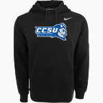CCSU Blue Devils Nike Men's Club Pullover Fleece Hoodie Front Thumbnail