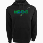 GRACE ABBOTT Gators <span class="pdp-name-mascot">GRACE ABBOTT ELEMENTARY SCHOOL Alligators</span> Nike Men's Club Pullover Fleece Hoodie Front Thumbnail