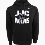 JJC Wolves Nike Men's Club Pullover Fleece Hoodie Front Thumbnail