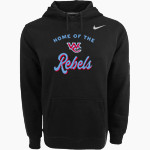 Weld Central Rebels <span class="pdp-name-mascot">Weld Central Middle school Rebels</span> Nike Men's Club Pullover Fleece Hoodie Front Thumbnail