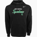 WEST MONONA HIGH SCHOOL SPARTANS Nike Men's Club Pullover Fleece Hoodie Front Thumbnail