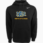 NORTH LITTLE ROCK HIGH SCHOOL CHARGING WILDCATS Nike Men's Club Pullover Fleece Hoodie Front Thumbnail