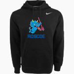 Roscoe Blue Devils Nike Men's Club Pullover Fleece Hoodie Front Thumbnail