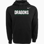 Drew Dragons Nike Men's Club Pullover Fleece Hoodie Front Thumbnail