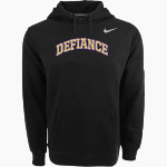 Defiance College Yellow Jackets Nike Men's Club Pullover Fleece Hoodie Front Thumbnail