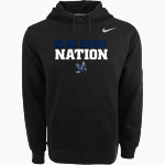 Dickinson State Blue Hawks <span class="pdp-name-mascot">Dickinson State Blue Hawks</span> Nike Men's Club Pullover Fleece Hoodie Front Thumbnail
