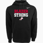 LINDHURST HIGH SCHOOL BLAZERS <span class="pdp-name-mascot">LINDHURST BLAZERS</span> Nike Men's Club Pullover Fleece Hoodie Front Thumbnail
