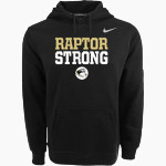 East Ridge Raptors <span class="pdp-name-mascot">East Ridge Raptors</span> Nike Men's Club Pullover Fleece Hoodie Front Thumbnail