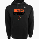 BURLINGTON HIGH SCHOOL DEMONS <span class="pdp-name-mascot">BURLINGTON DEMONS</span> Nike Men's Club Pullover Fleece Hoodie Front Thumbnail