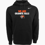GRANITE FALLS HIGH SCHOOL TIGERS <span class="pdp-name-mascot">GRANITE FALLS TIGERS</span> Nike Men's Club Pullover Fleece Hoodie Front Thumbnail