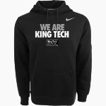 King Tech High School Online Apparel Store <span class="pdp-name-mascot">King Tech High School</span> Nike Men's Club Pullover Fleece Hoodie Front Thumbnail