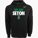SETON HIGH SCHOOL SAINTS <span class="pdp-name-mascot">SETON SAINTS</span> Nike Men's Club Pullover Fleece Hoodie Front Thumbnail
