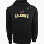 Scotts Valley Falcons Nike Men's Club Pullover Fleece Hoodie Front Thumbnail