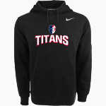 Tesoro Titans Nike Men's Club Pullover Fleece Hoodie Front Thumbnail