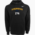 Ps 174 William Sidney Mount 174 <span class="pdp-name-mascot">Ps 174 William Sidney Mount 174</span> Nike Men's Club Pullover Fleece Hoodie Front Thumbnail