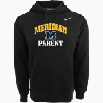 Meridian Warriors Nike Men's Club Pullover Fleece Hoodie Front Thumbnail