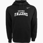 Xavier Falcons <span class="pdp-name-mascot">Xavier Falcons</span> Nike Men's Club Pullover Fleece Hoodie Front Thumbnail