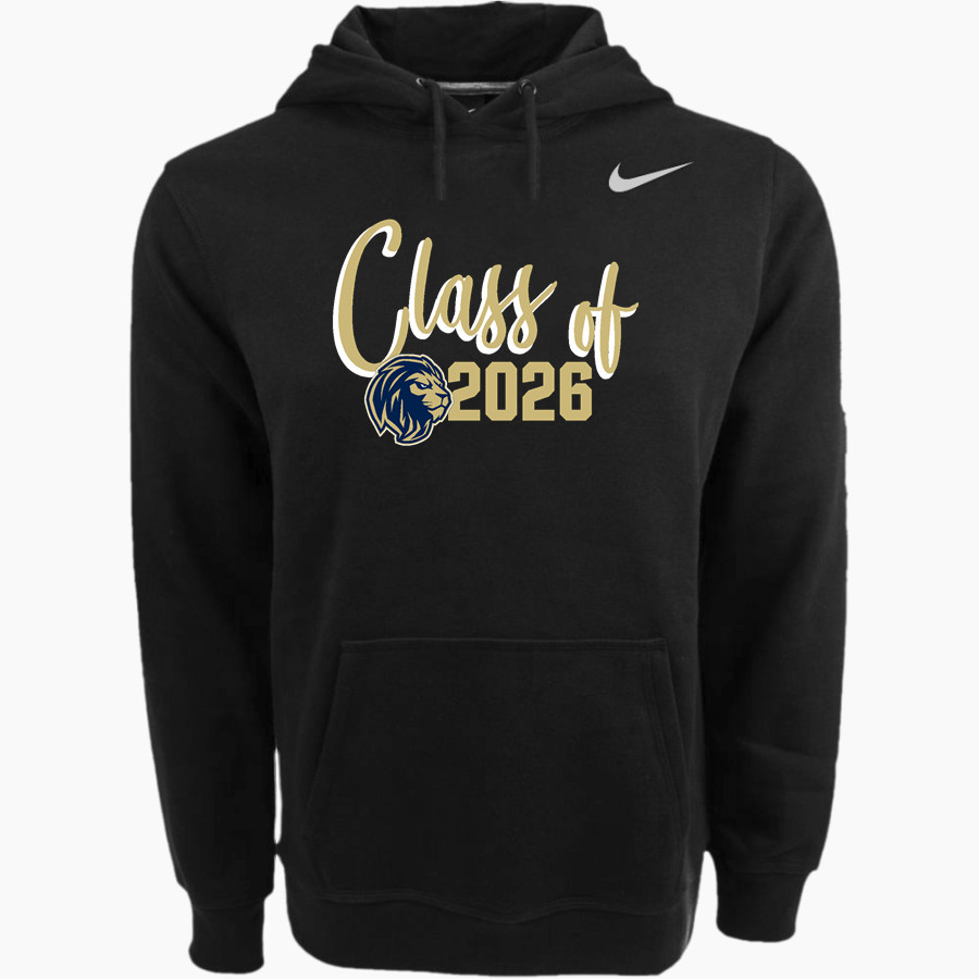 ROCKFORD CHRISTIAN HIGH SCHOOL ROYAL LIONS <span class="pdp-name-mascot">ROCKFORD CHRISTIAN ROYAL LIONS</span> Nike Men's Club Pullover Fleece Hoodie