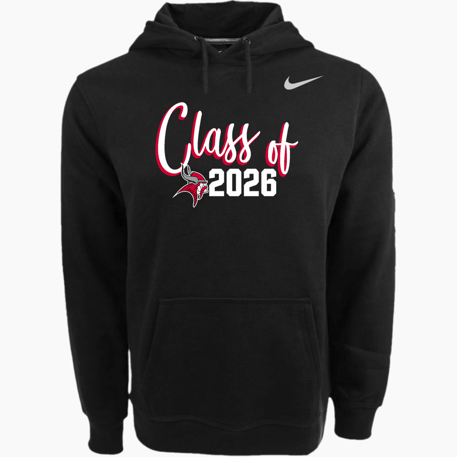 Montgomery Vikings <span class="pdp-name-mascot">Montgomery High School Vikings</span> Nike Men's Club Pullover Fleece Hoodie