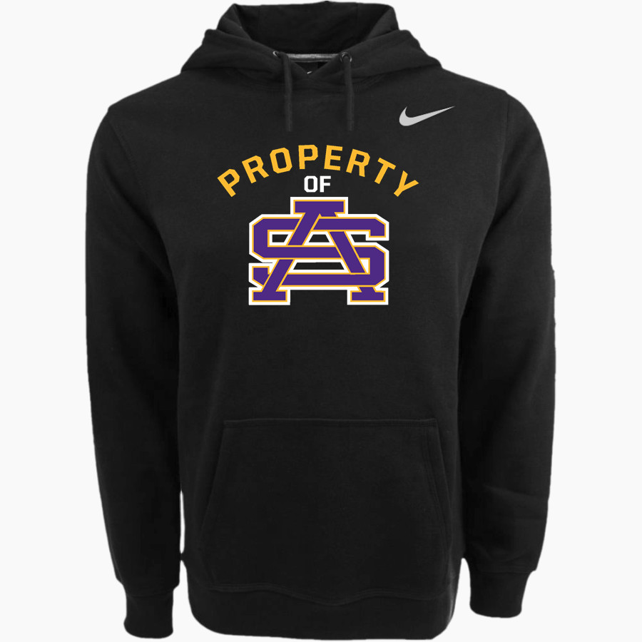 ST. AUGUSTINE HIGH SCHOOL PURPLE KNIGHTS <span class="pdp-name-mascot">SAINT AUGUSTINE PURPLE KNIGHTS</span> Nike Men's Club Pullover Fleece Hoodie