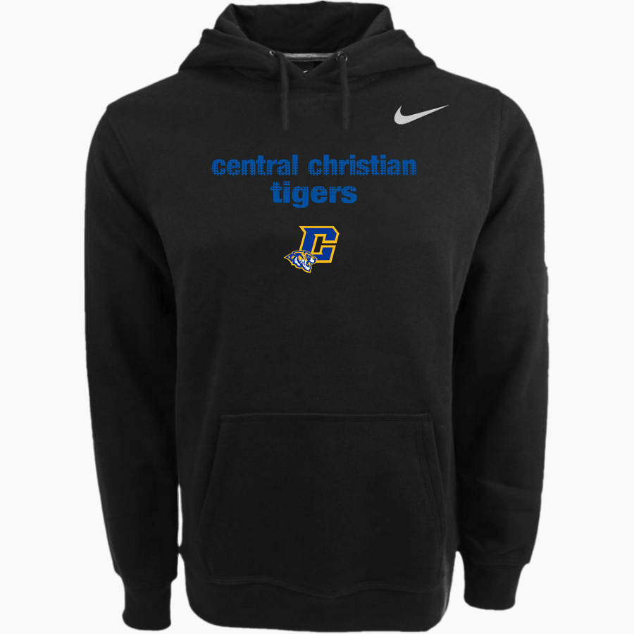 Central Christian Tigers Nike Men's Club Pullover Fleece Hoodie